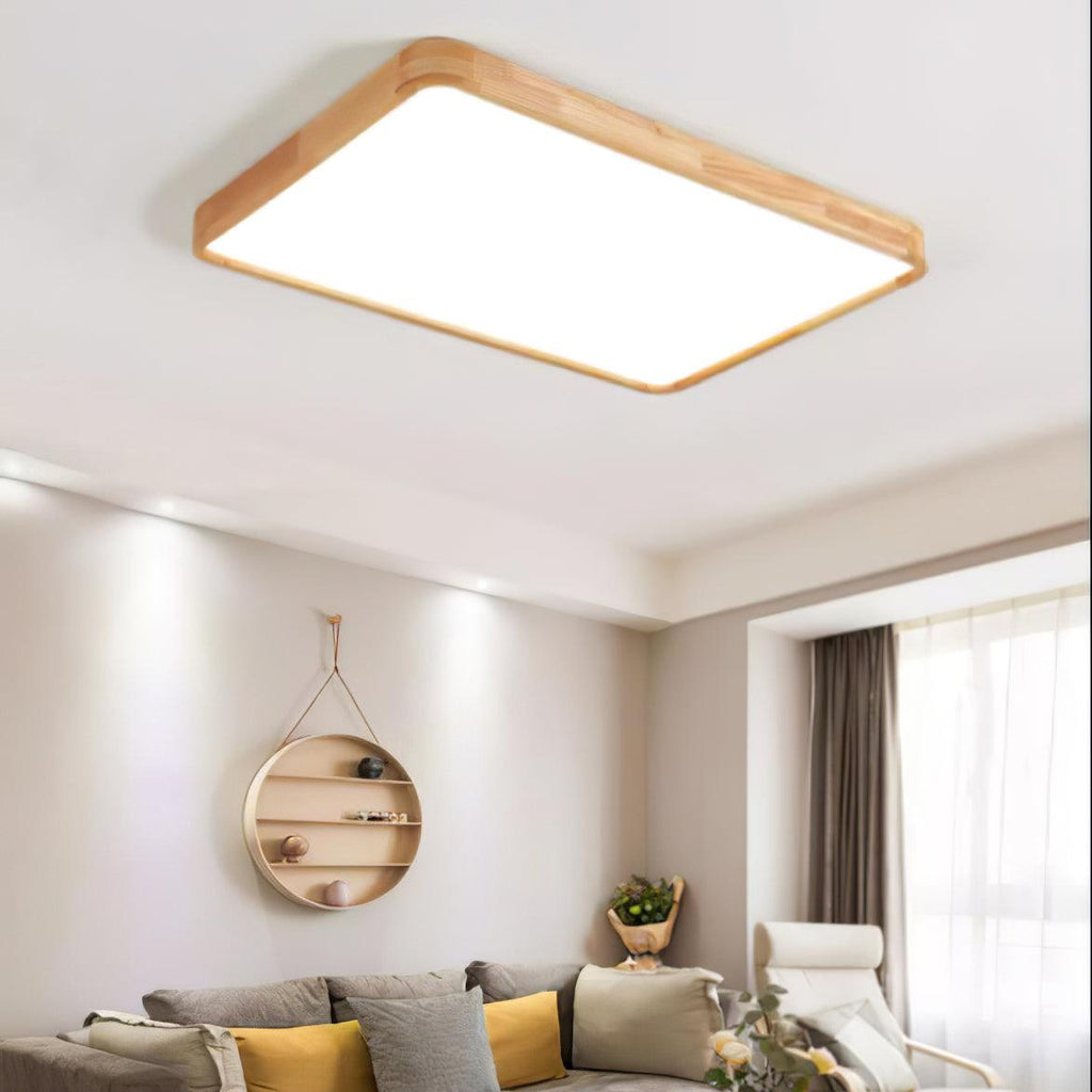 Geo Wooden Ceiling Light