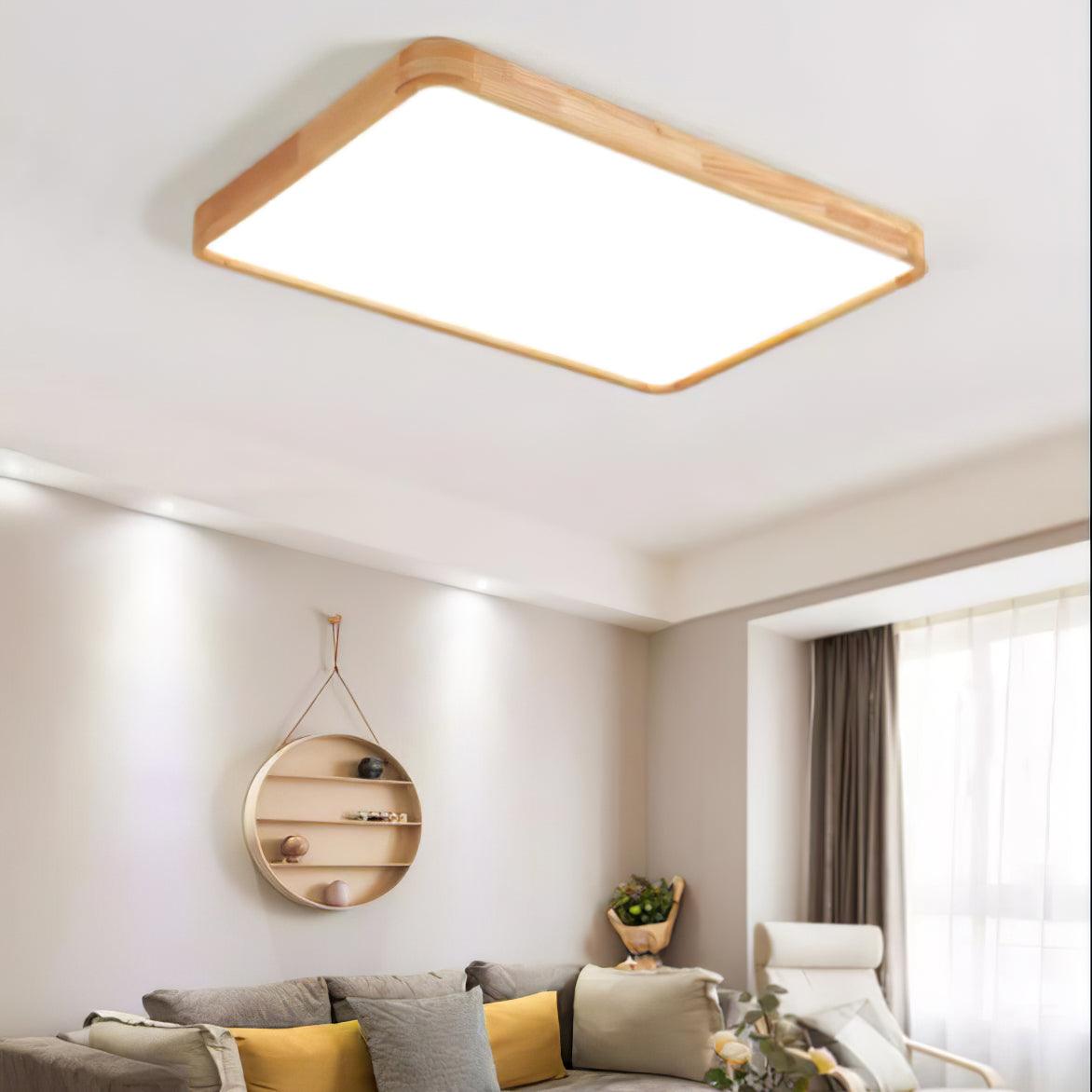 Geo Wooden Ceiling Light