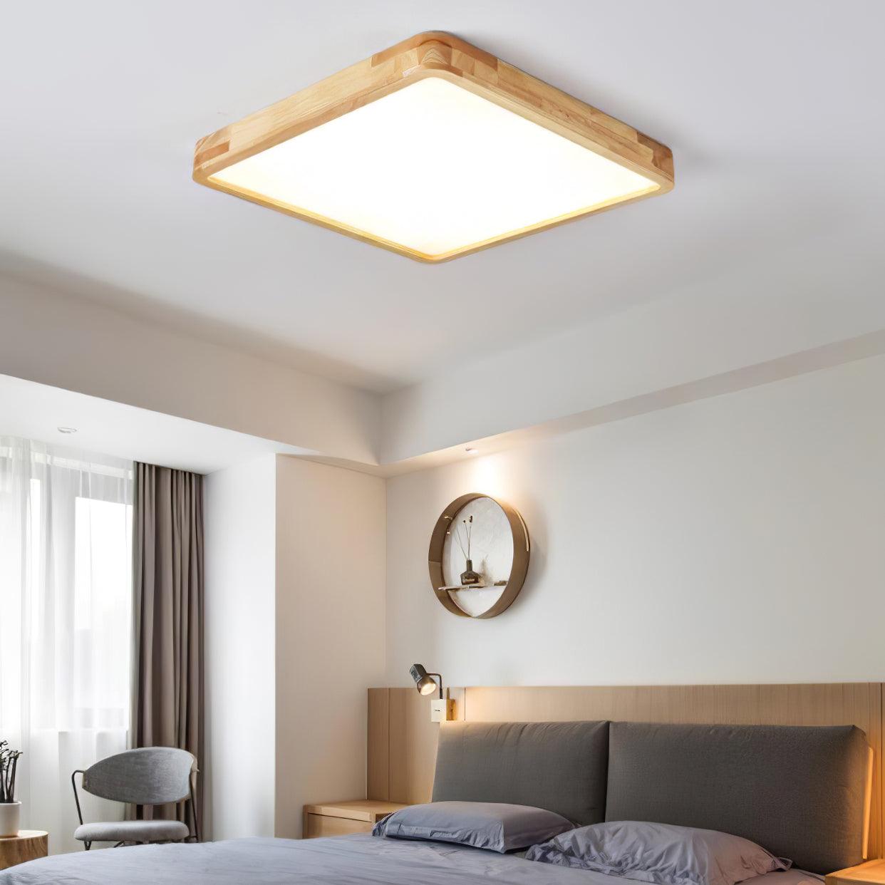 Geo Wooden Ceiling Light