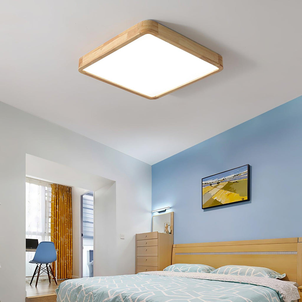 Geo Wooden Ceiling Light