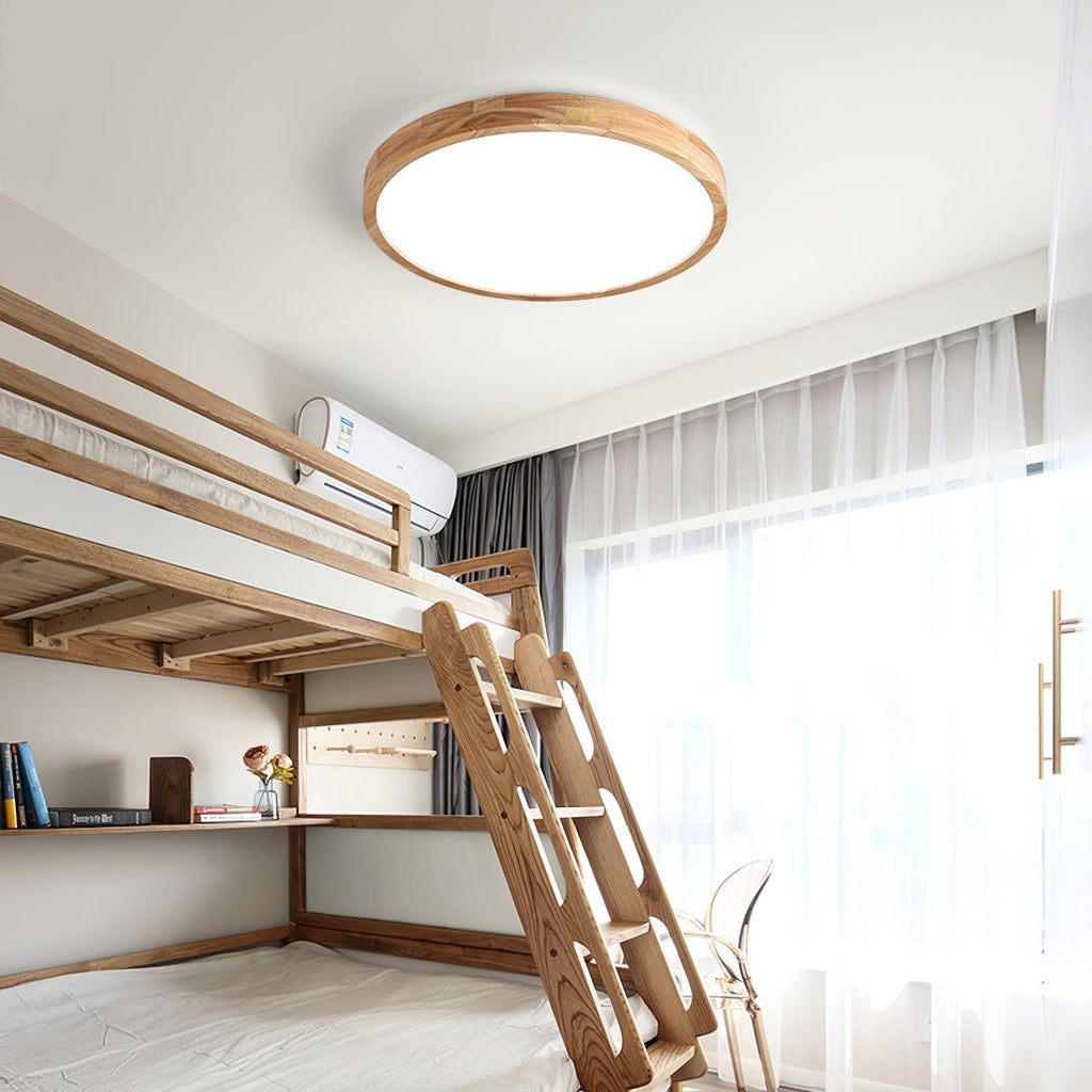 Geo Wooden Ceiling Light