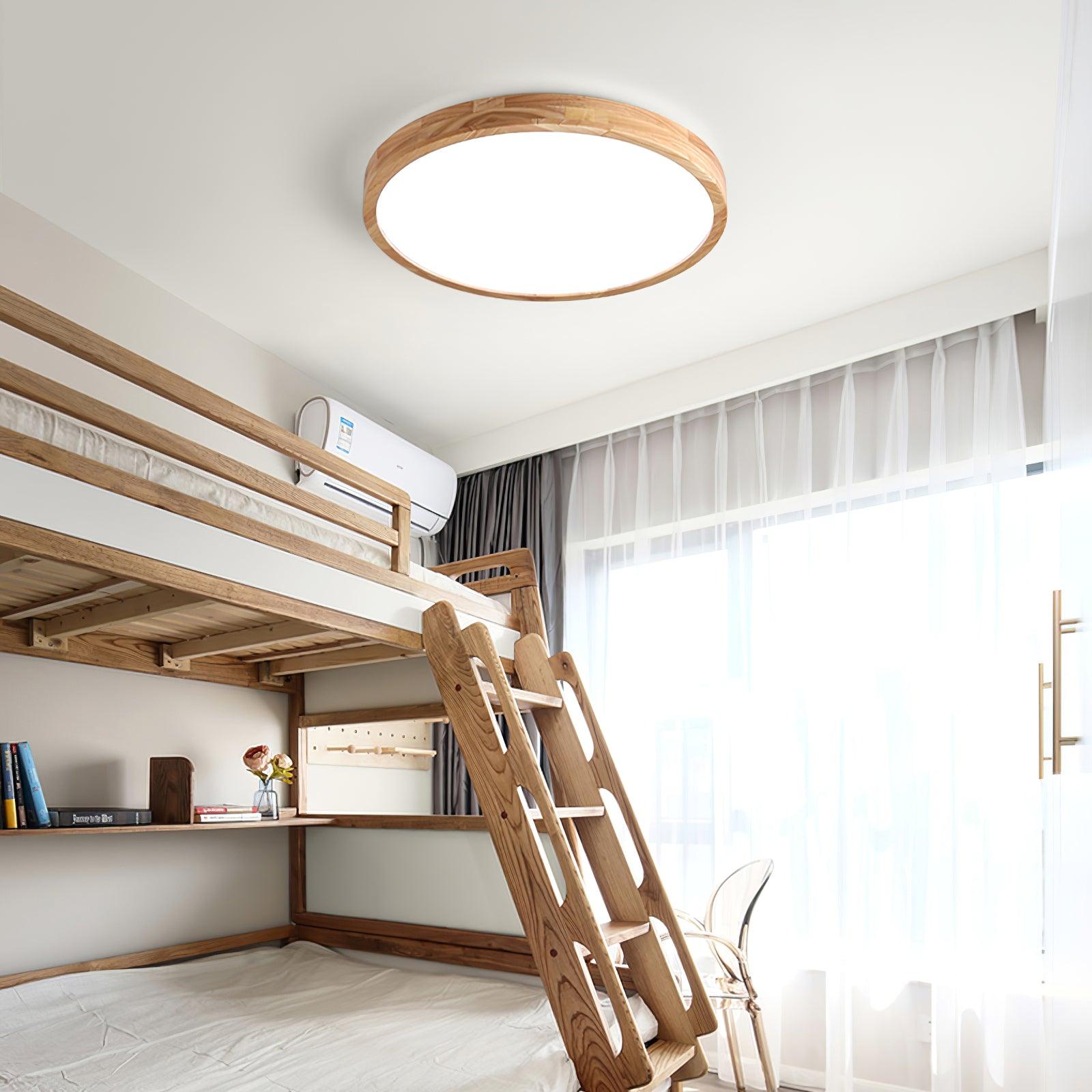 Geo Wooden Ceiling Light