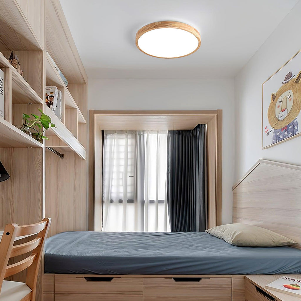 Geo Wooden Ceiling Light