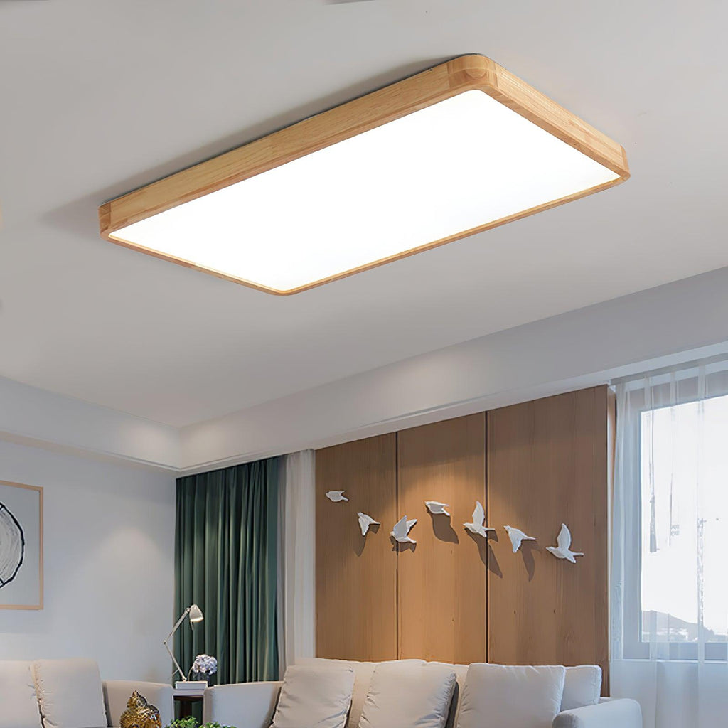 Geo Wooden Ceiling Light