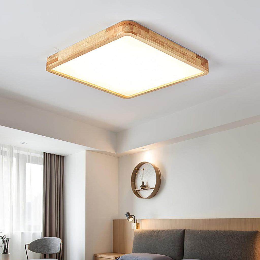 Geo Wooden Ceiling Light
