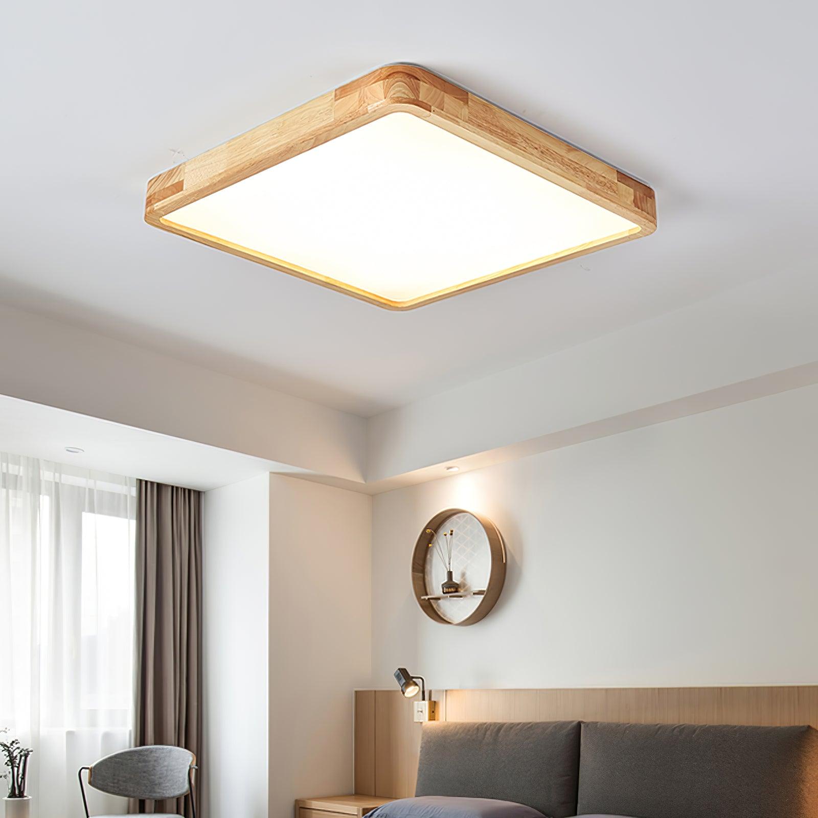 Geo Wooden Ceiling Light