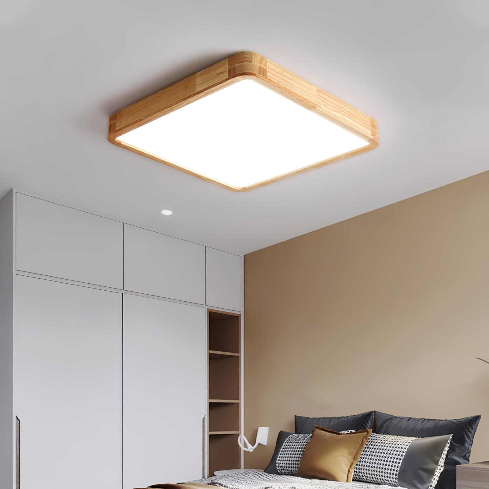 Geo Wooden Ceiling Light