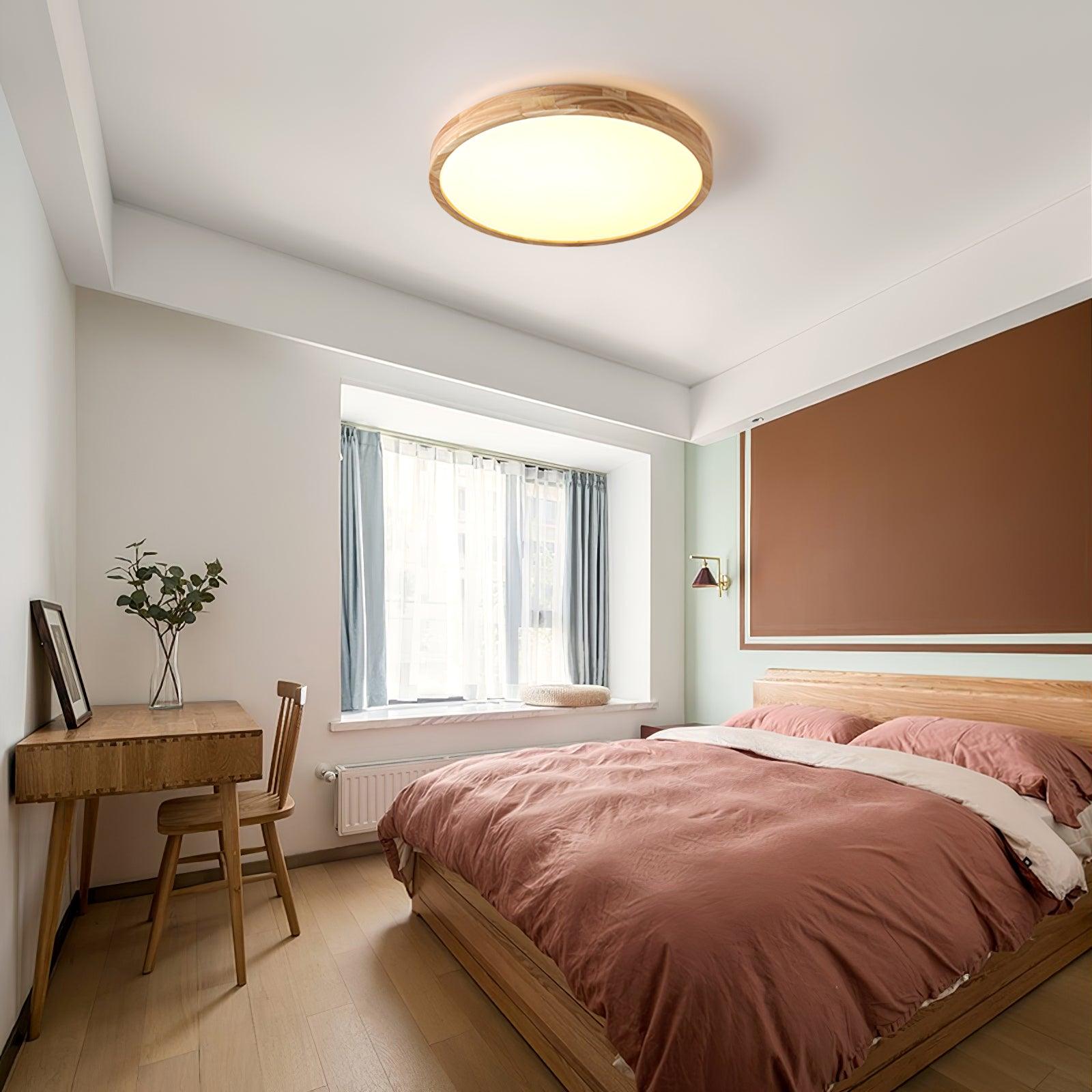 Geo Wooden Ceiling Light