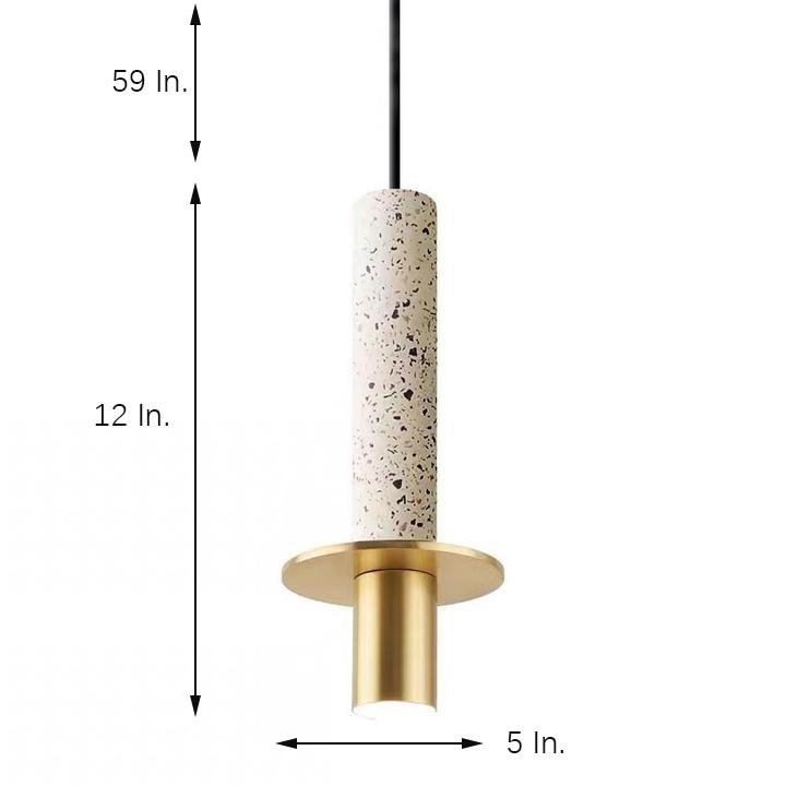 Cylinder Glass Pendant Light