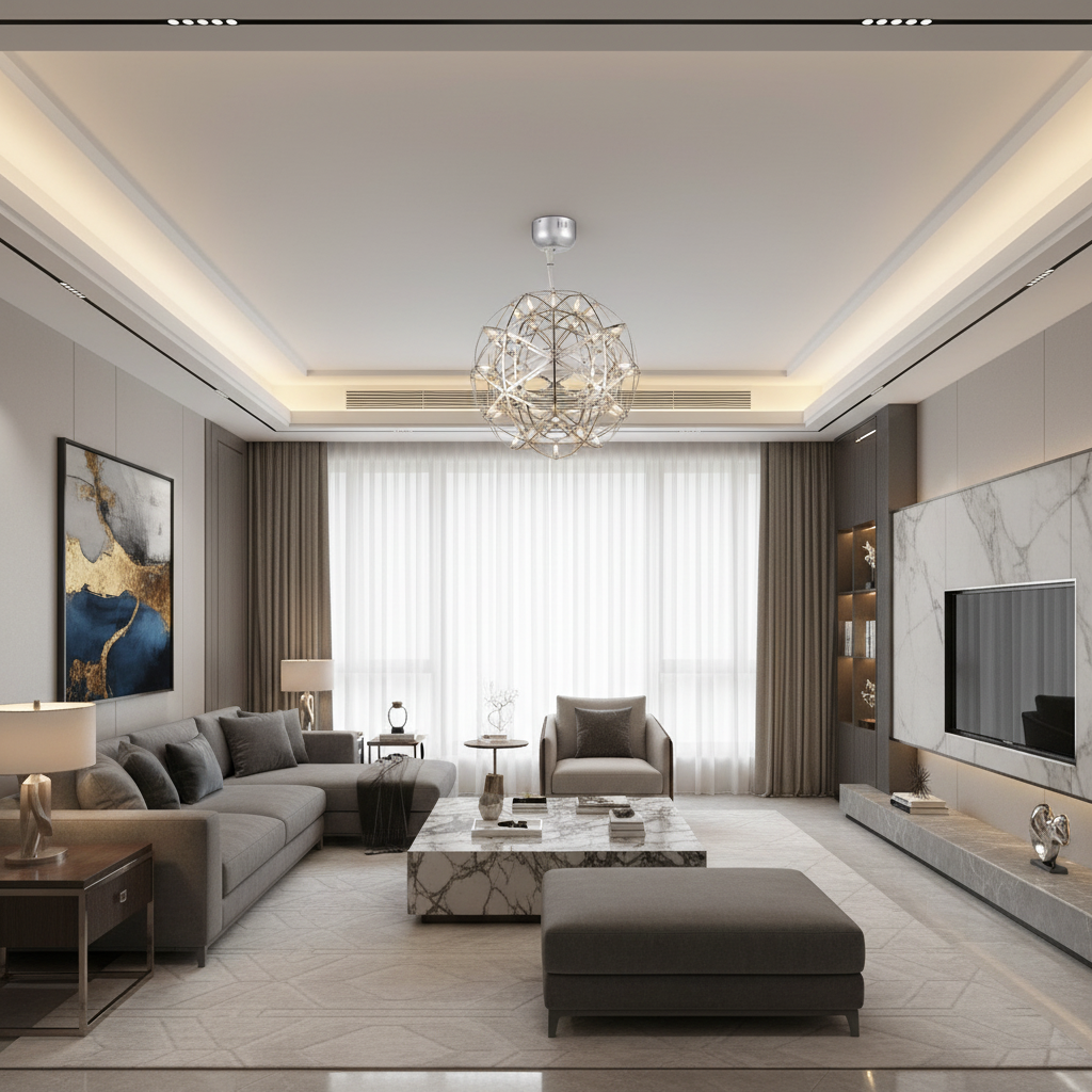 12 inch Stanless Steel LED Endless Woven Sphere Pendant Modern Lights