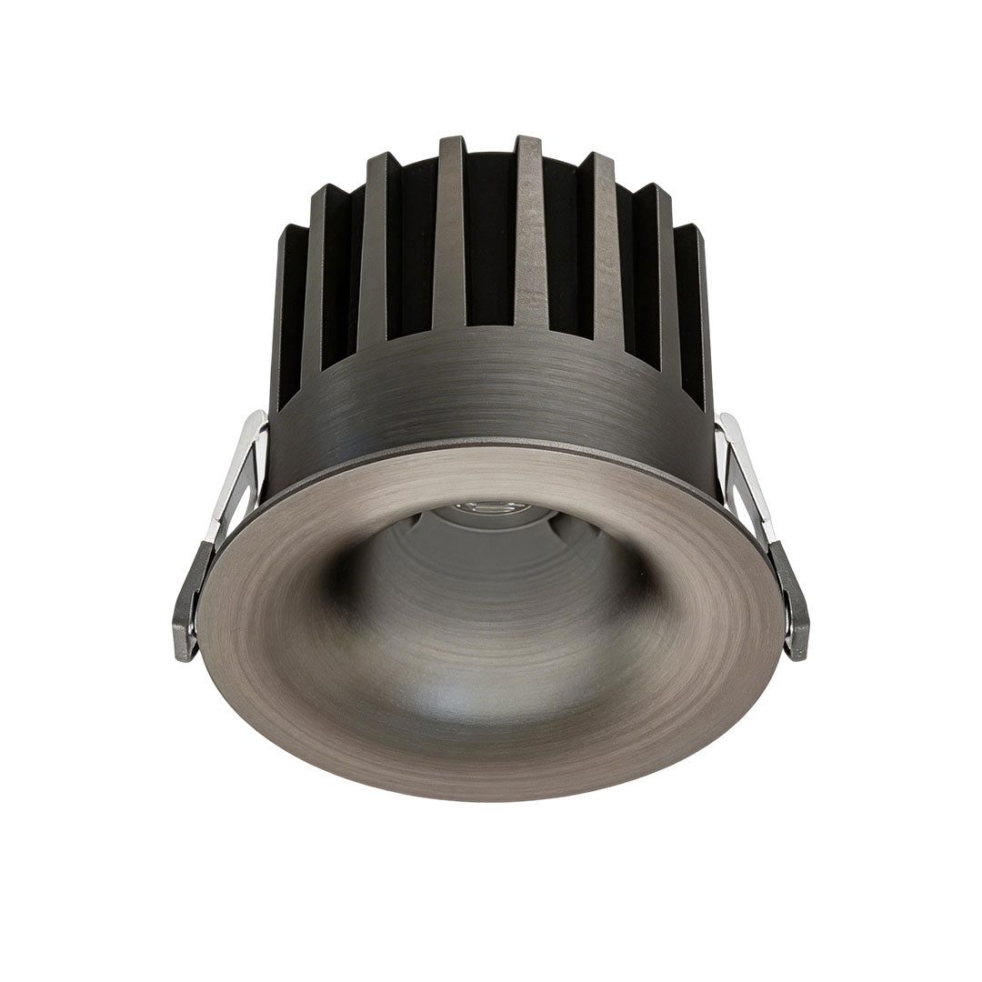 2 PCS Recessed Ceiling Spotlight Frameless Silver Glare-Free Light