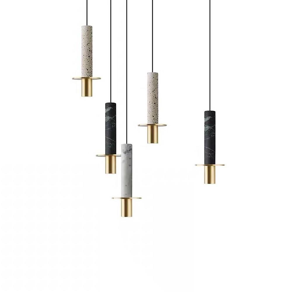 Cylinder Glass Pendant Light