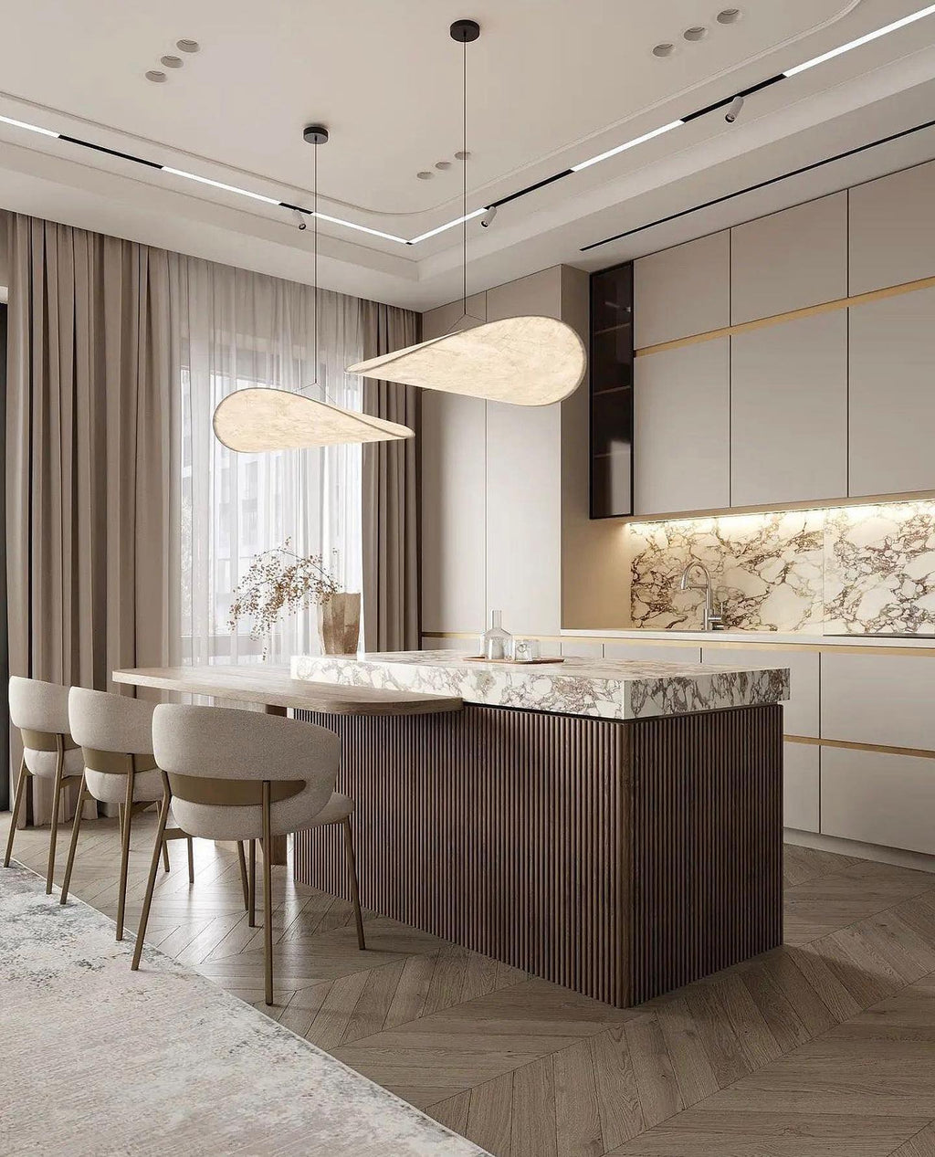 Tense Linear Pendant Light