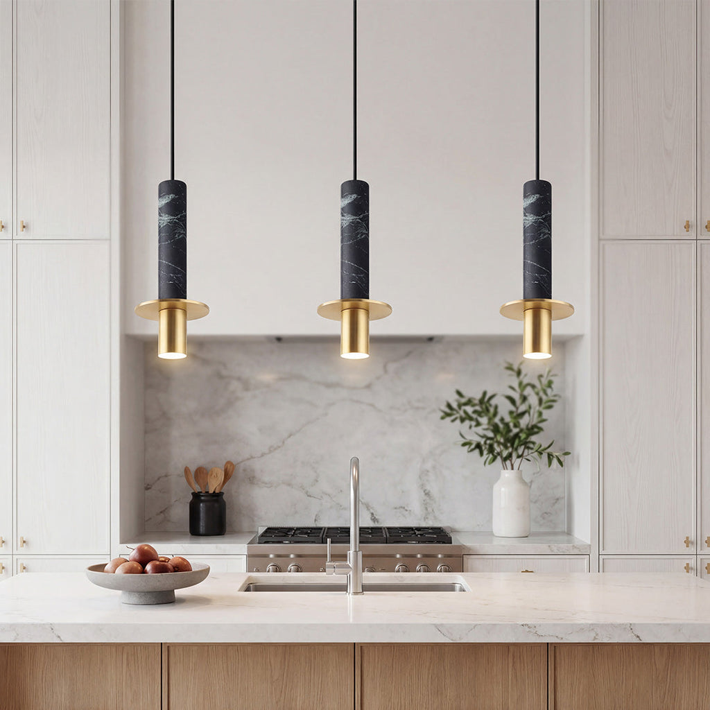 Cylinder Glass Pendant Light