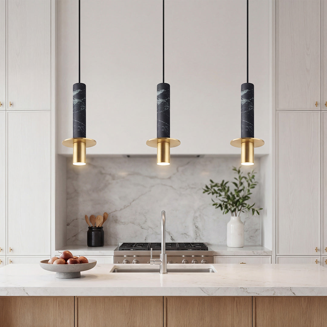 Cylinder Glass Pendant Light