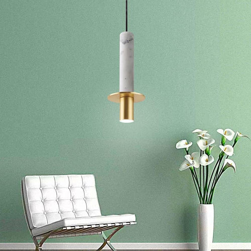 Cylinder Glass Pendant Light